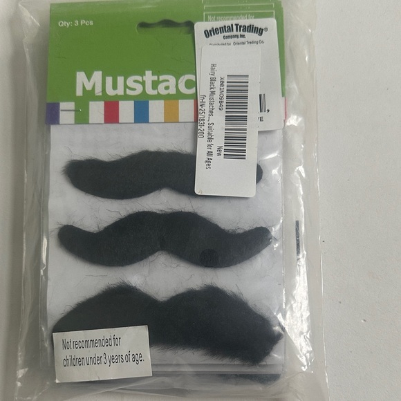 Oriental Trading Other - Oriental Trading Black Mustache Set-36
